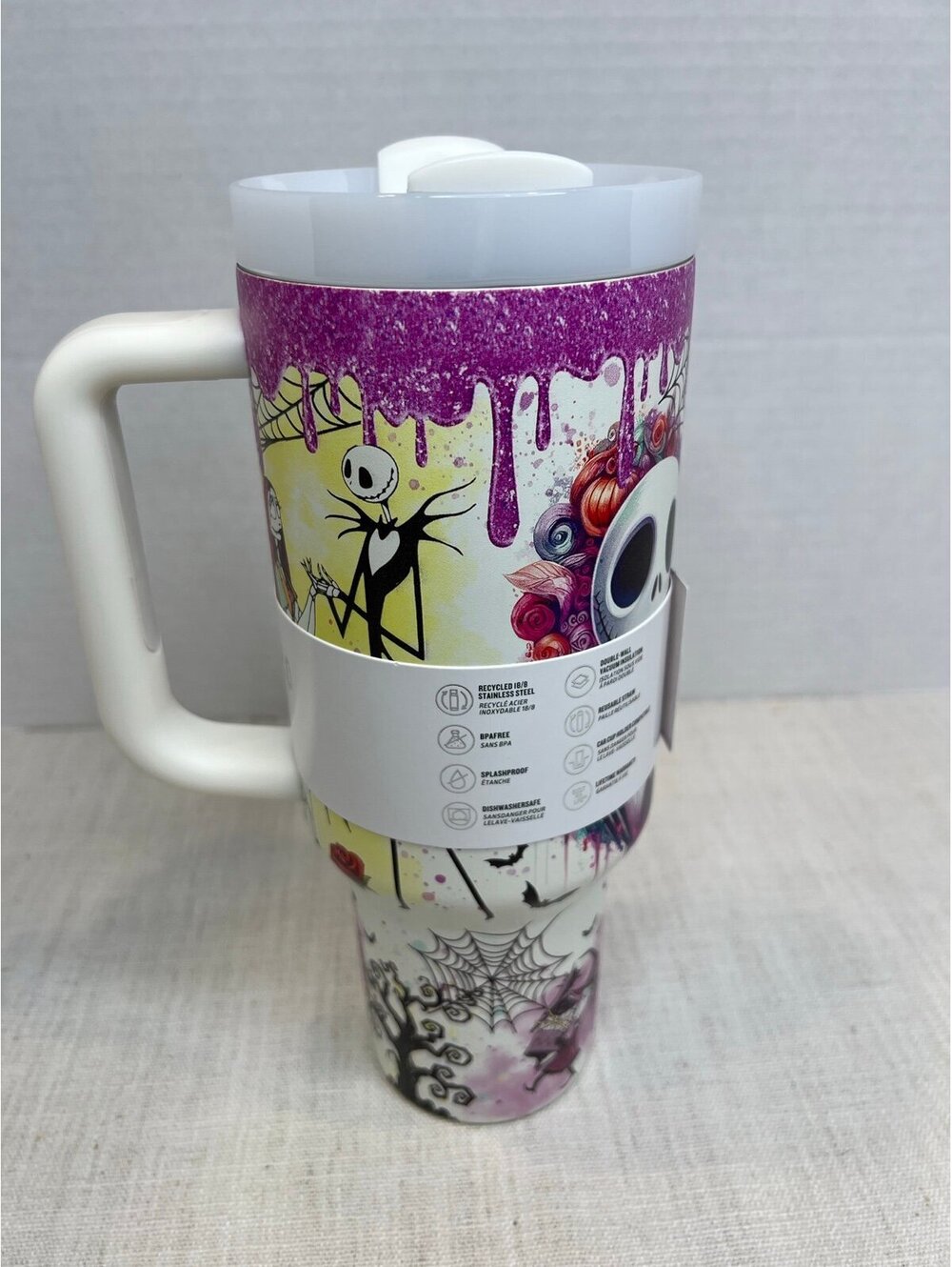 The FlowState Quencher H2.0 40 oz Tumbler Nightmare Before Christmas - Picture 3 of 5